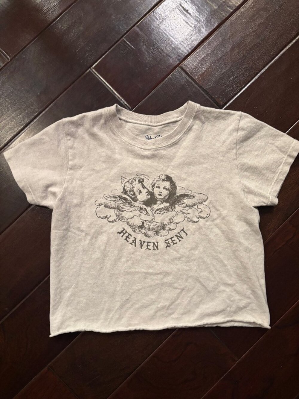 Brandy Melville John Galt Heaven Sent Baby Tee - Size Small/Medium (38)